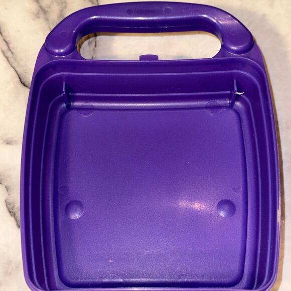 VINTAGE ELMO Lunch Box Plastic Whirley MadeInUSA Plastic 8x6x3" - Picture 8 of 9